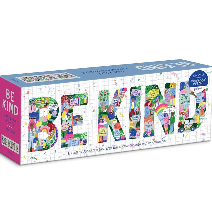 Be Kind Panoramic Puzzle - Lockwood Shop - Chronicle