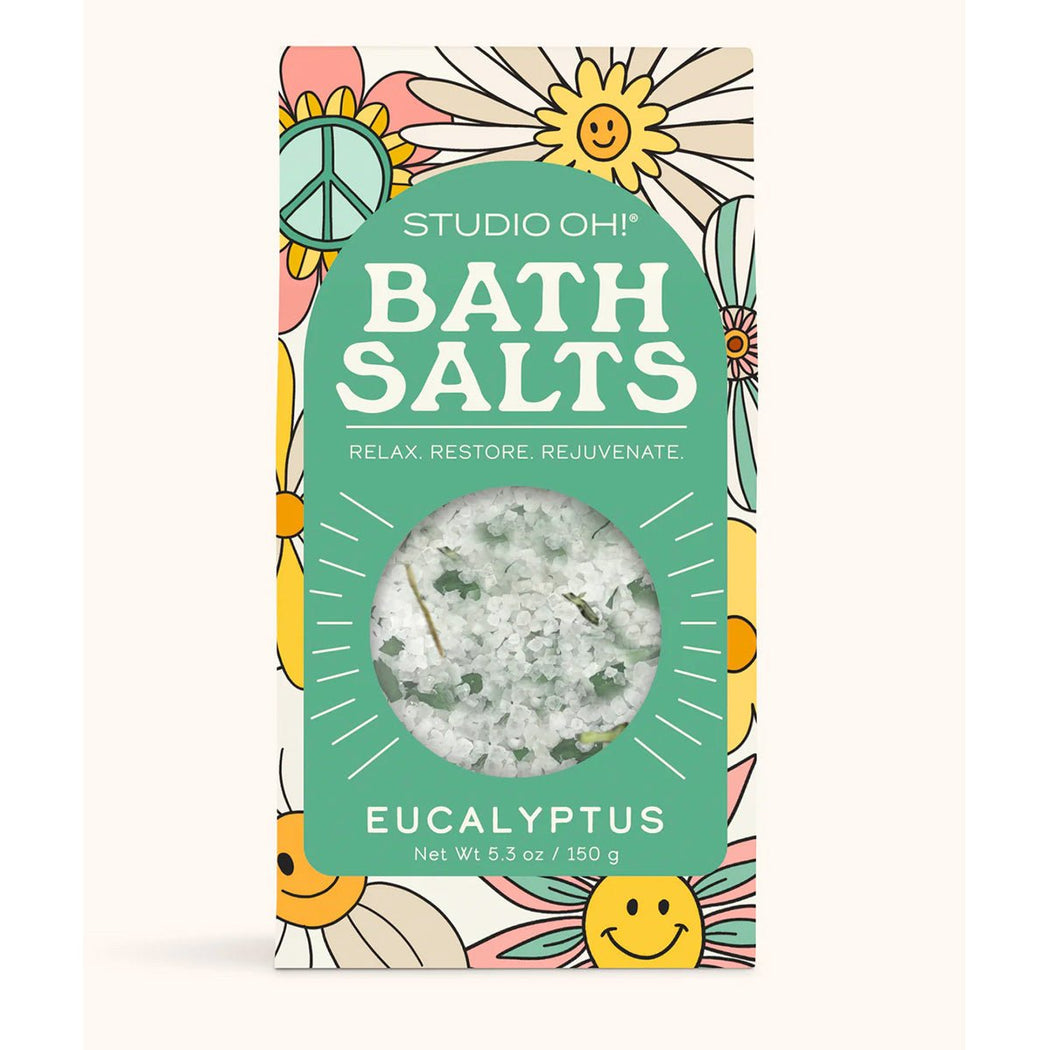 Beamin' Blooms Scented Bath Salts (Eucalyptus) - Lockwood Shop - Studio Oh