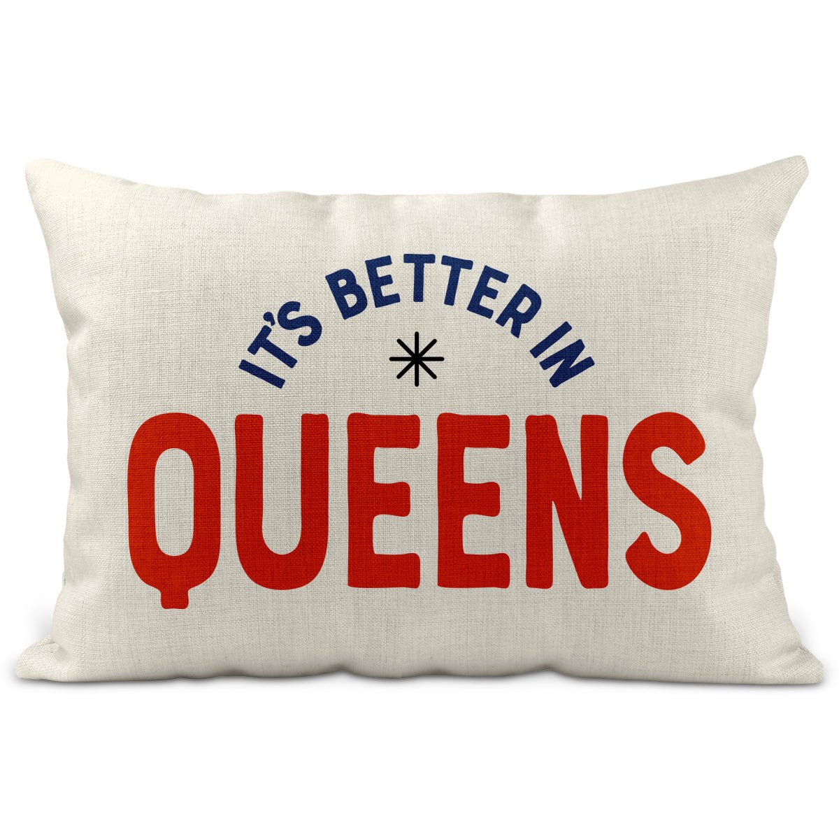 Better in Queens Lumbar Pillow - Lockwood Shop - Rock Scissor Paper