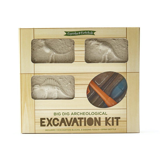Big Dig Archeological Adventure Excavating Kit in Gift Box - Lockwood Shop - Twos Company