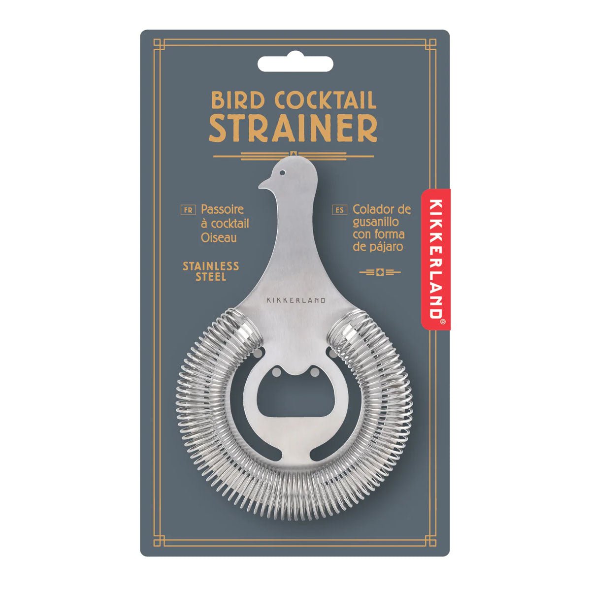 Bird Cocktail Strainer - Lockwood Shop - Kikkerland