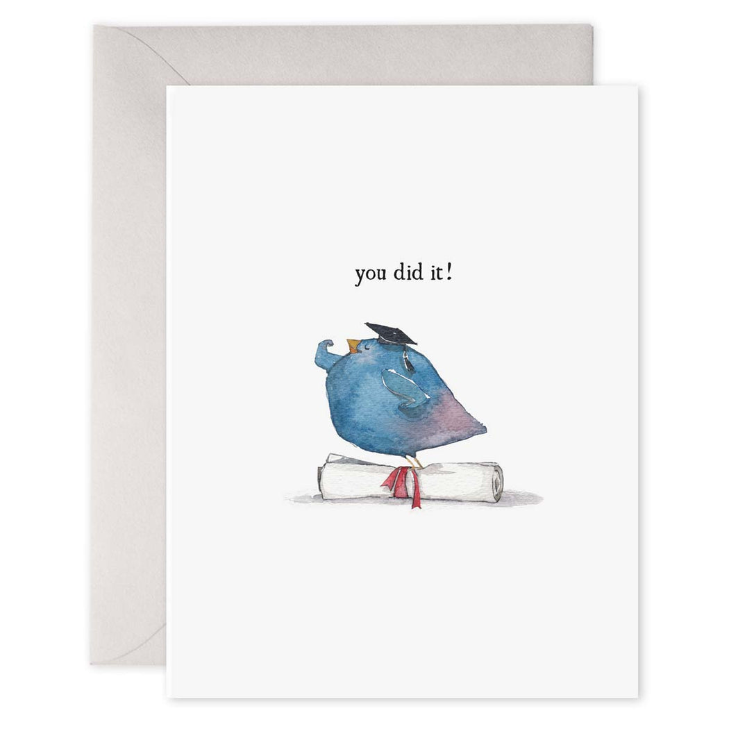 Bird You Did It! Graduation Card - Lockwood Shop - E Frances Paper