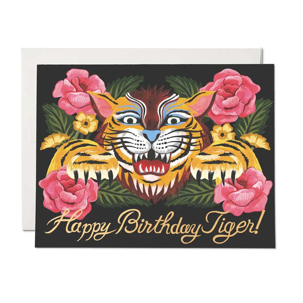 Birthday Roar Greeting Card - Lockwood Shop - Red Cap Cards