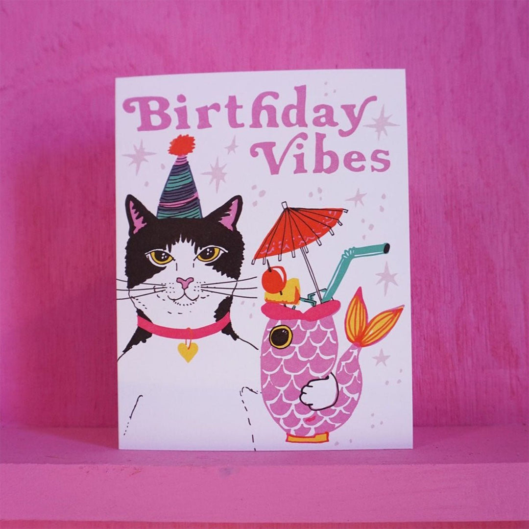 Birthday Vibes Greeting Card - Lockwood Shop - Ash &amp; Chess
