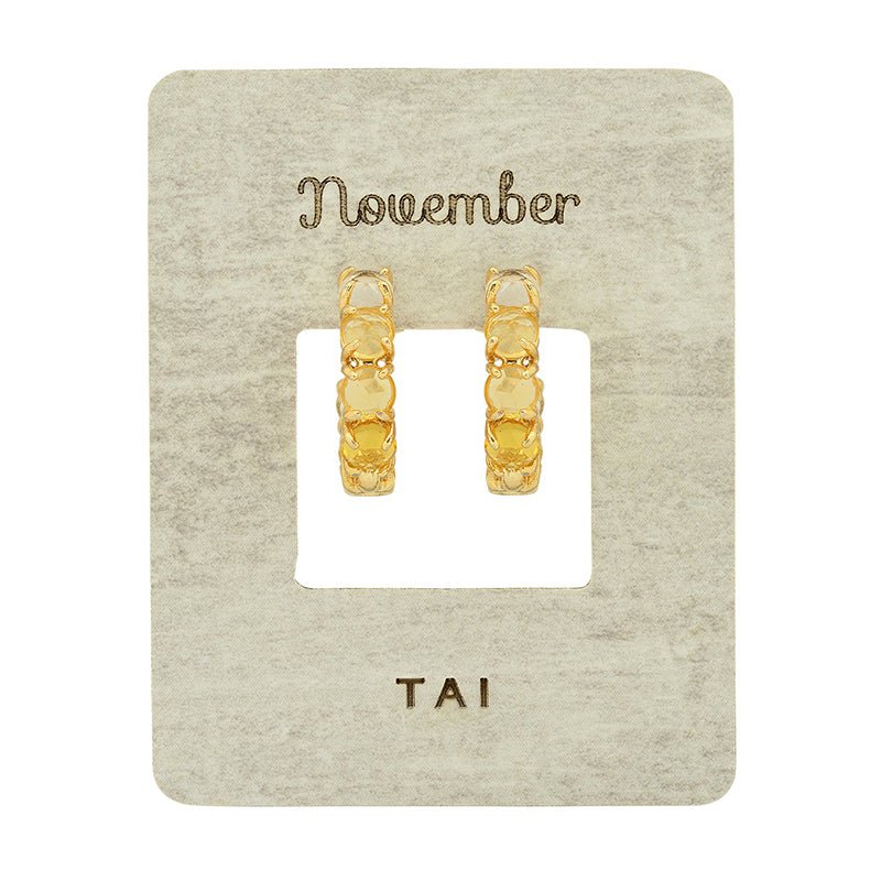 Birthstone Huggies - Lockwood Shop - TAI