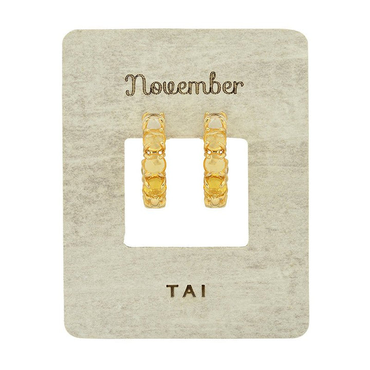 Birthstone Huggies - Lockwood Shop - TAI