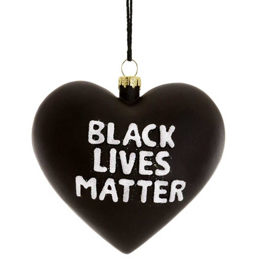 Black Lives Matter Black Heart Ornament - Lockwood Shop - Cody Foster & Co.