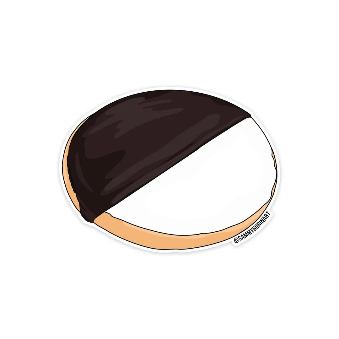 Black &amp; White Cookie Sticker - Lockwood Shop - Sammy Gorin