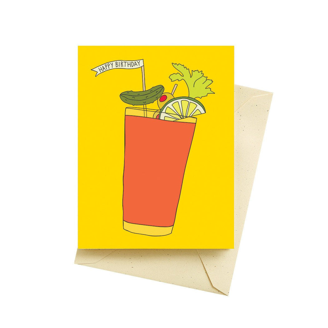 Bloody Mary Birthday Card - Lockwood Shop - Seltzer Goods