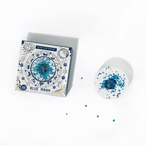 Blue Moon Bath Bomb (Lavender with Sodalite) - Lockwood Shop - Sow The Magic