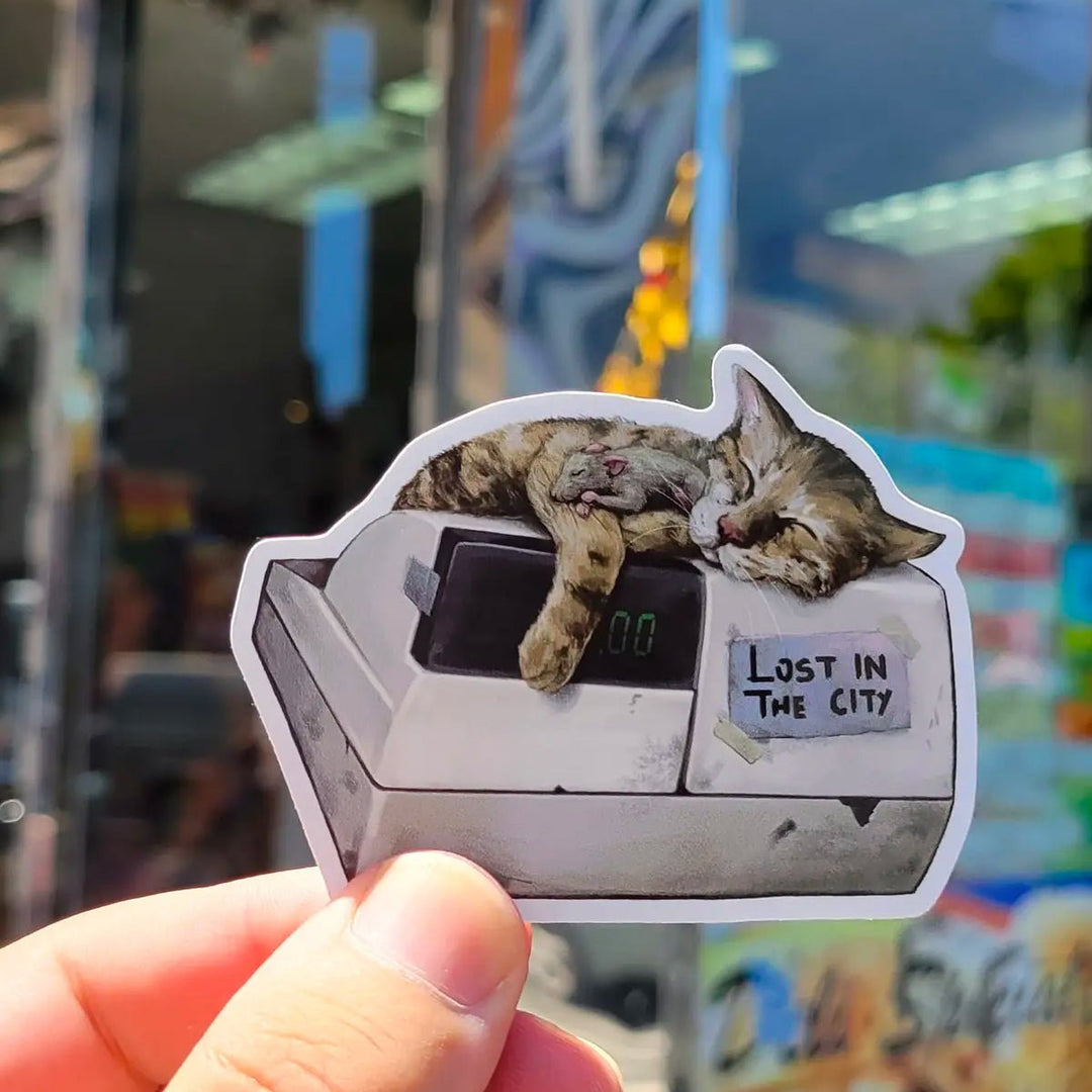 Bodega Cat &amp; Rat Sticker - Lockwood Shop - Santi of All Trades
