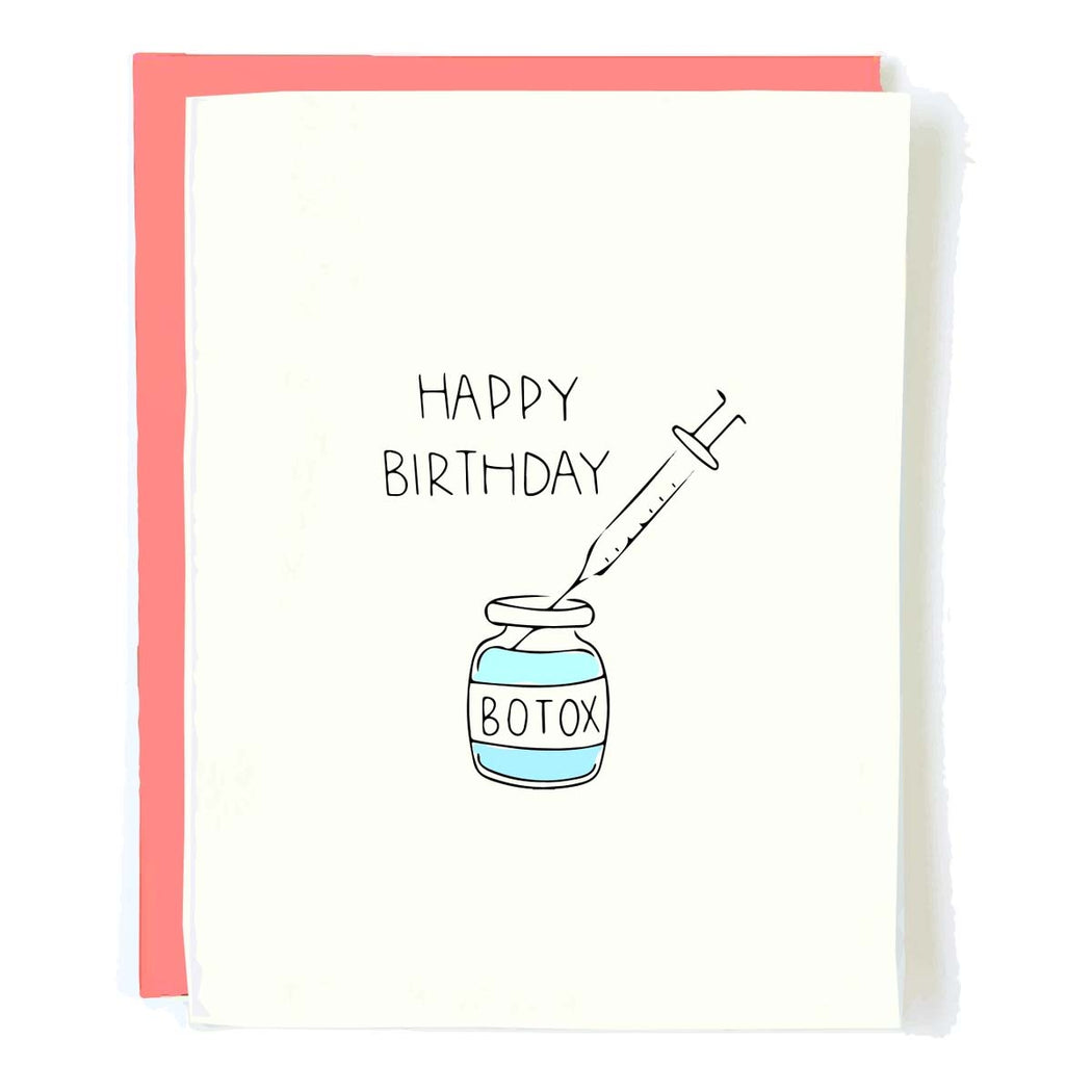 Botox Birthday Card - Lockwood Shop - Pop Paper