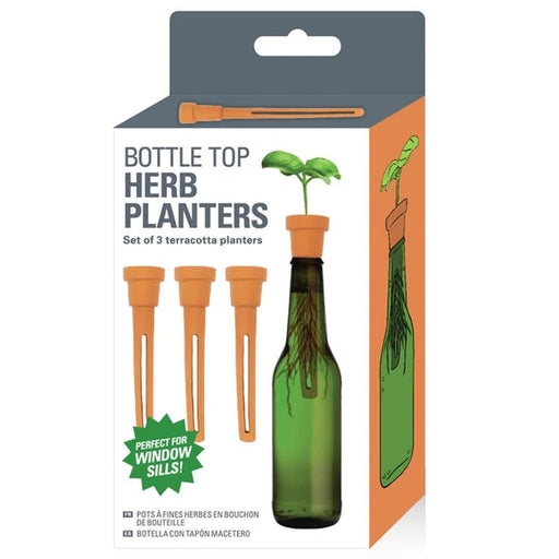 Bottle Top Herb Planter - Lockwood Shop - Kikkerland