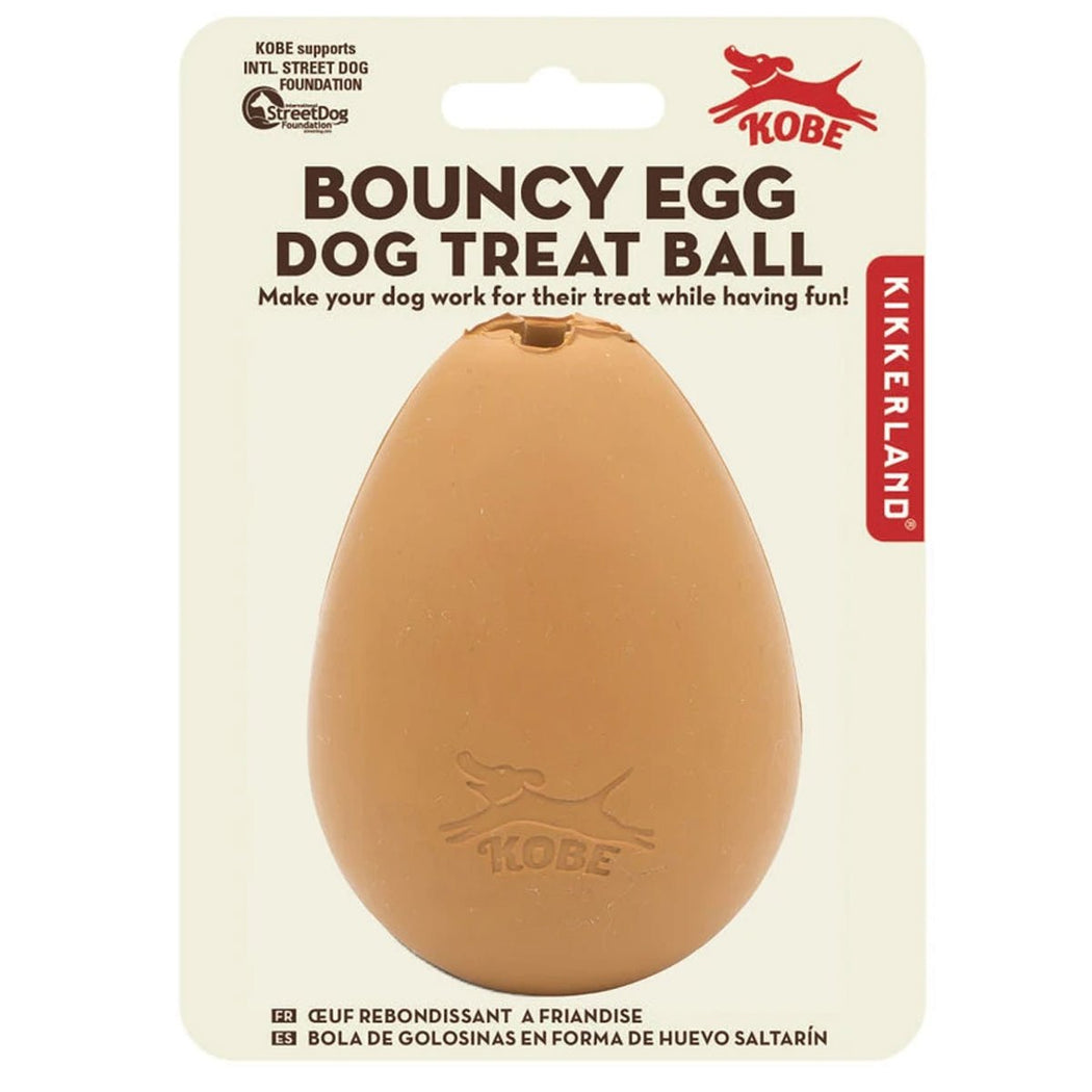 Bouncy Egg Treat Ball - Lockwood Shop - Kikkerland