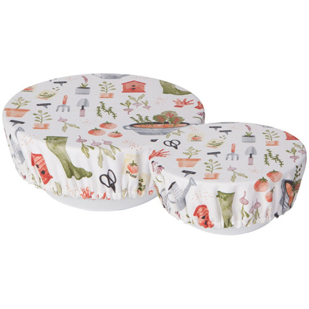 Bowl Cover Set - Garden, Set/2 - Lockwood Shop - Now Designs