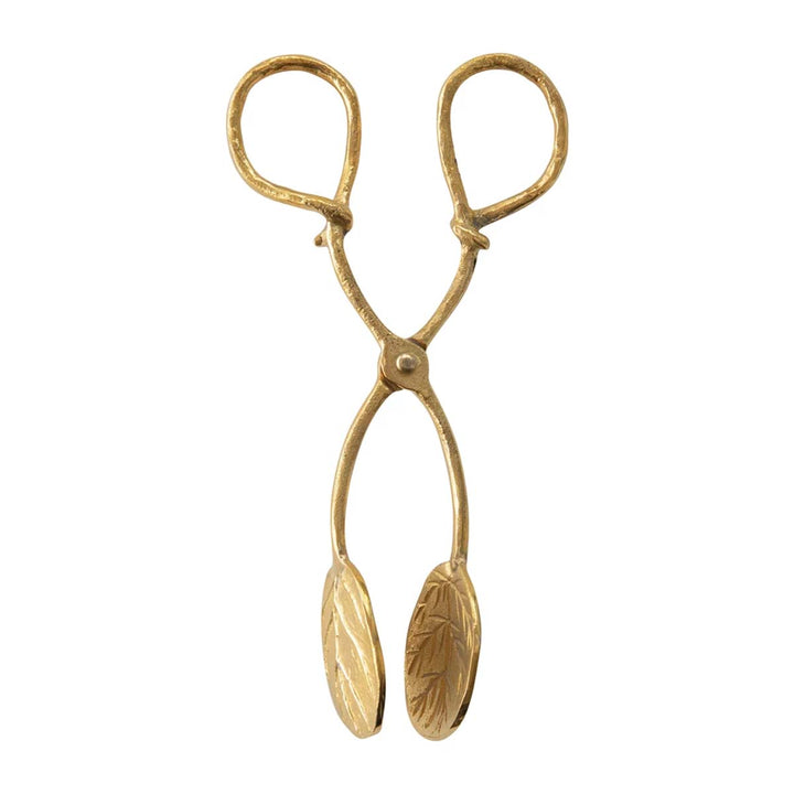 Brass Leaf Tongs - Lockwood Shop - Creative Co-Op