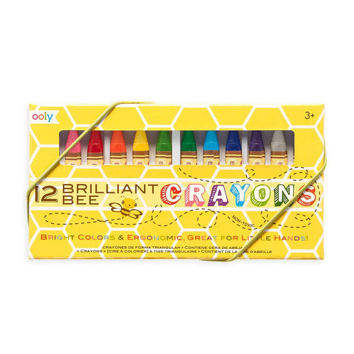 Brilliant Bee Crayons - Set/ 12 - Lockwood Shop - Ooly
