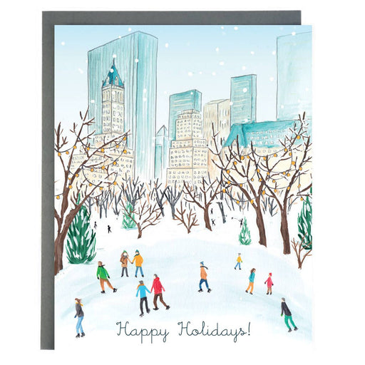 Brockton Village Holiday Card - NYC Central Park Winter - Lockwood Shop - Brockton Village