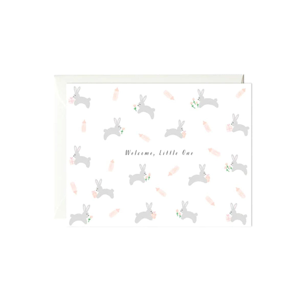 Bunnies Little One Greeting Card - Lockwood Shop - Paula & Waffle
