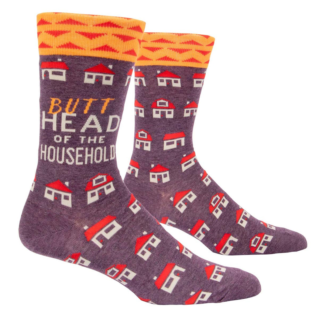 Butthead Household Men's Sock - Lockwood Shop - Blue Q