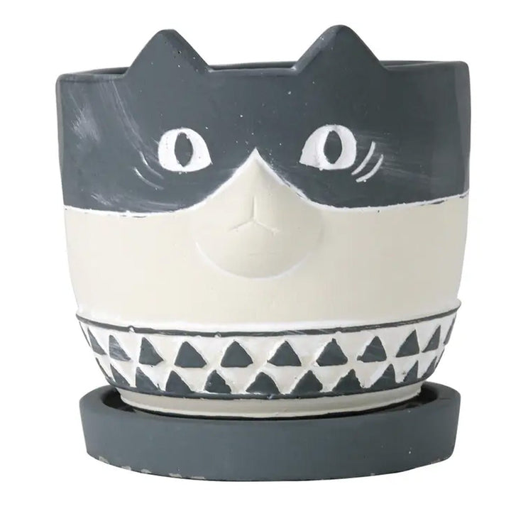 Calico Cat Cement Planter - Lockwood Shop - Time Concept