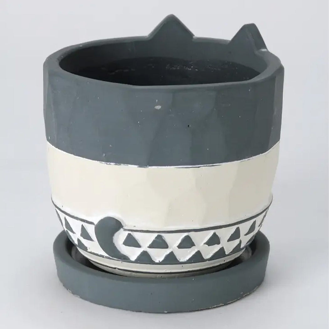 Calico Cat Cement Planter - Lockwood Shop - Time Concept