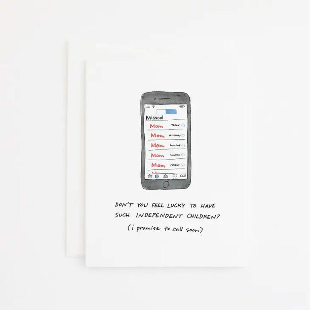 Call Mom Soon Greeting Card - Lockwood Shop - Party Sally