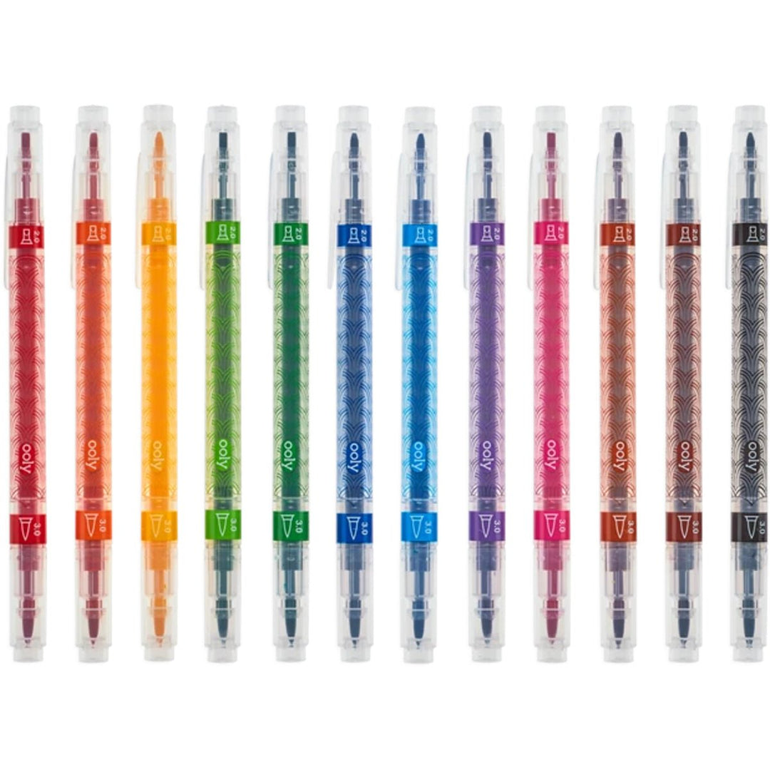 Calligraphy Duo Double Ended Markers - Lockwood Shop - Ooly