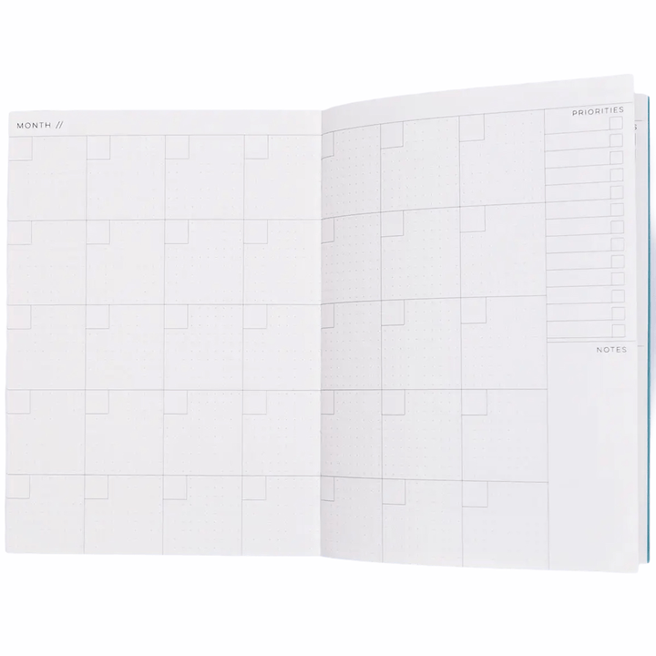 Camo Collage No. 2 Lay Flat Pocket Weekly Planner - Lockwood Shop - The Completist