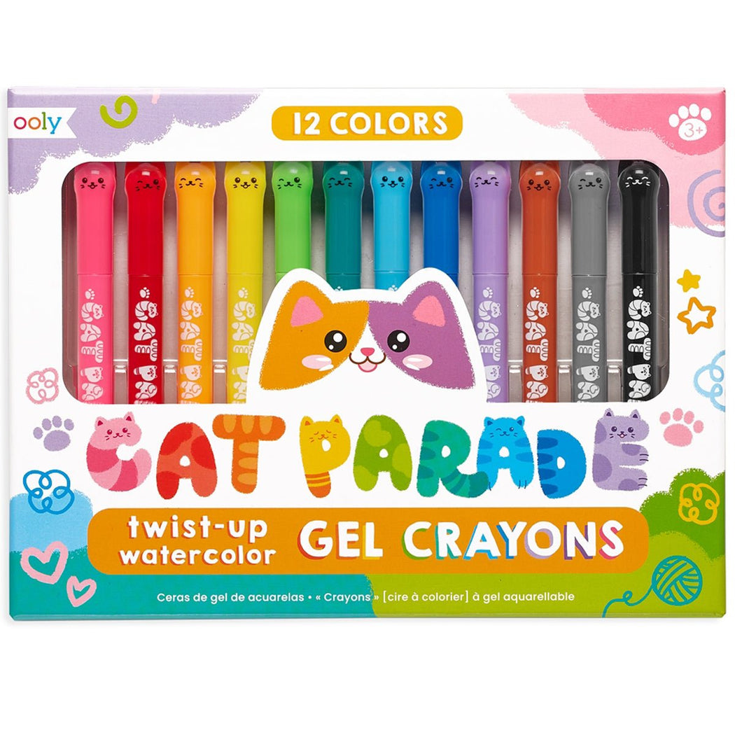 Cat Parade Gel Crayons - Lockwood Shop - Ooly