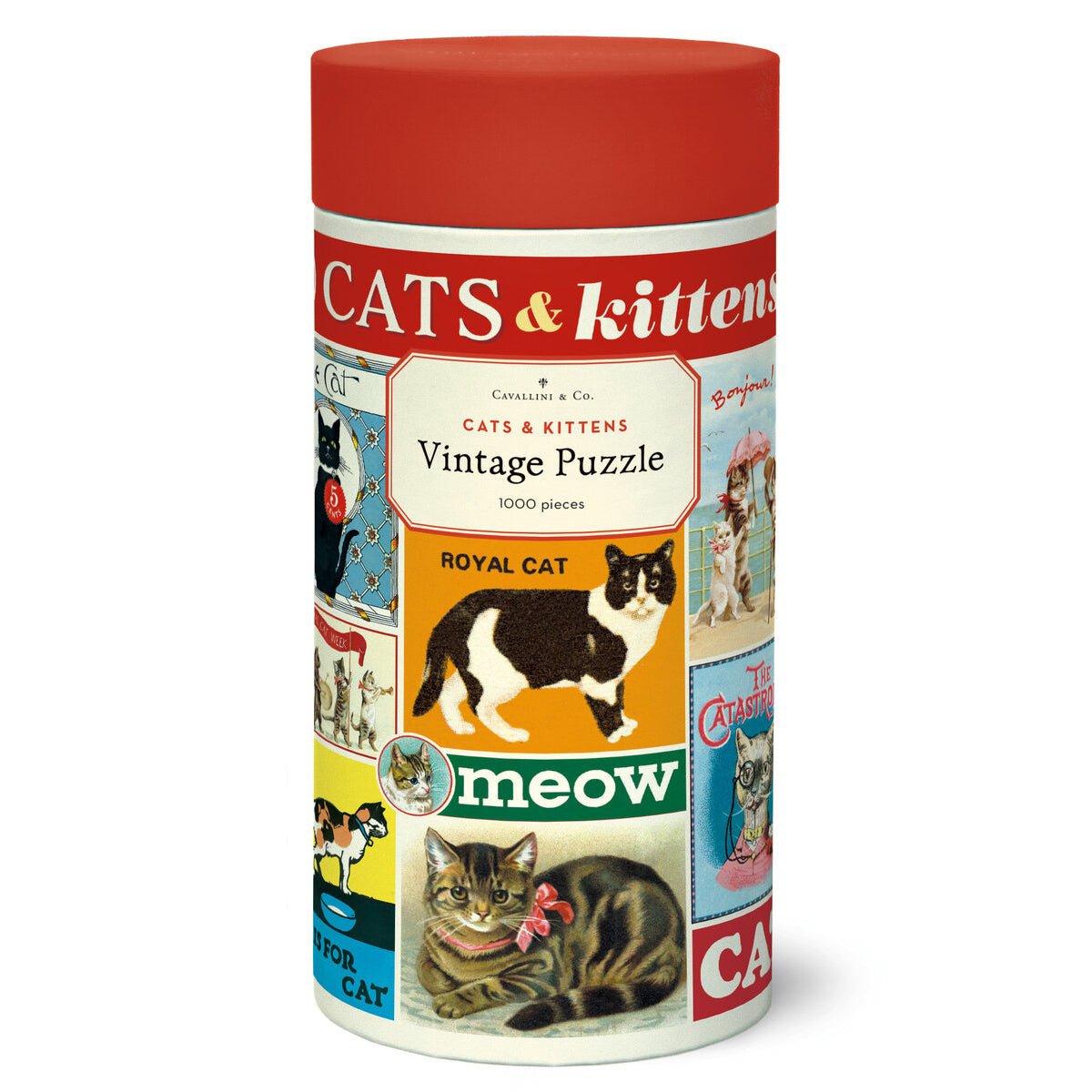 Cats & Kittens Puzzle - Lockwood Shop - Cavallini Papers and Co