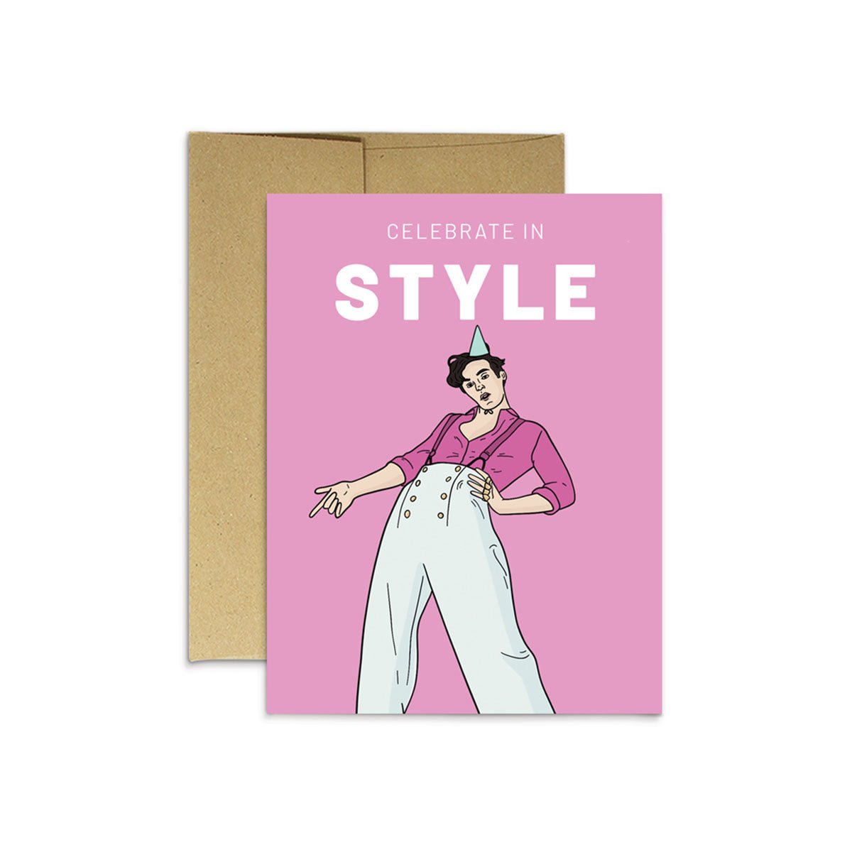 Celebrate in Styles Birthday Card - Lockwood Shop - Party Mountain Paper