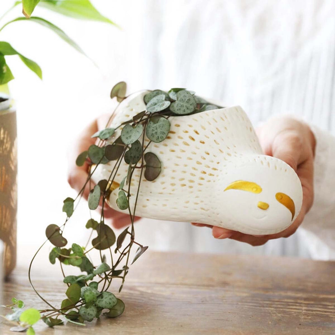 Ceramic Sleepy Sloth Planter - Lockwood Shop - Lisa Angel