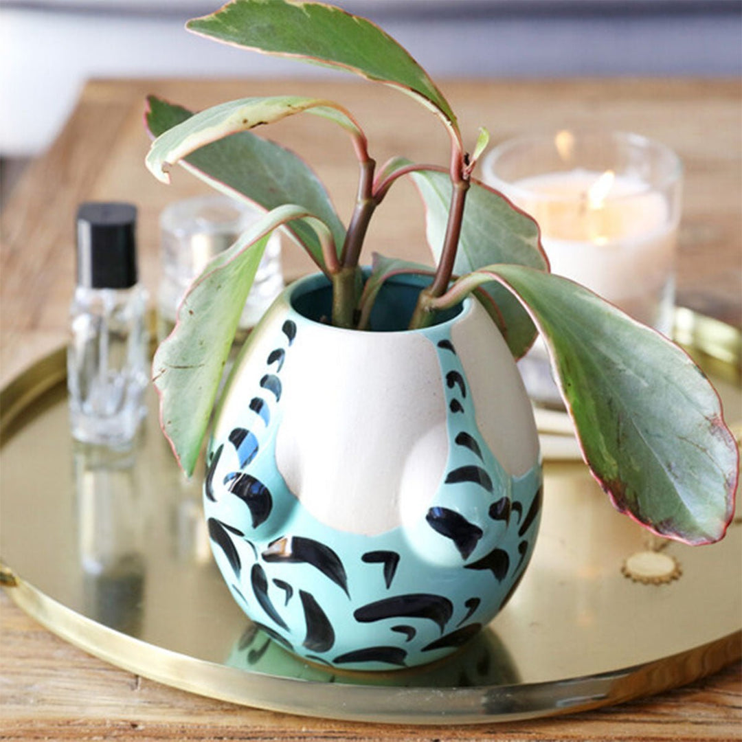 Ceramic Turquoise Swimsuit Planter - Lockwood Shop - Lisa Angel