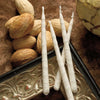 Chanukah Candles - Frosted White on White - Lockwood Shop - Rite Lite LTD