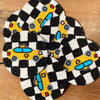 Checkered Cab Beaded Coaster - Lockwood Shop - Essence NY Inc