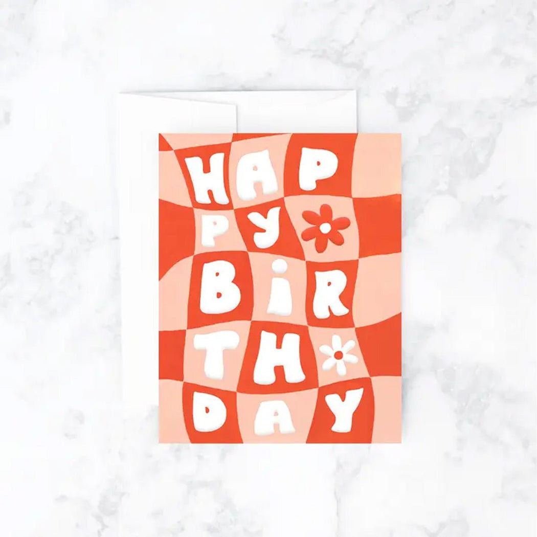 Checky Birthday Greeting Card - Lockwood Shop - Idlewild Co