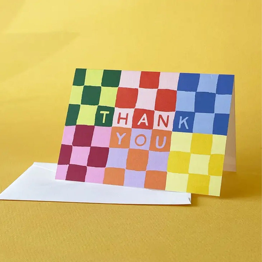 Checky Thank You - Box of 12 Cards - Lockwood Shop - Idlewild Co