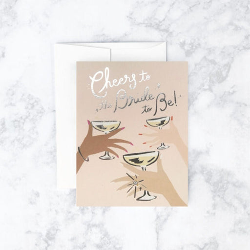 Cheers to the Bride Greeting Card - Lockwood Shop - Idlewild Co