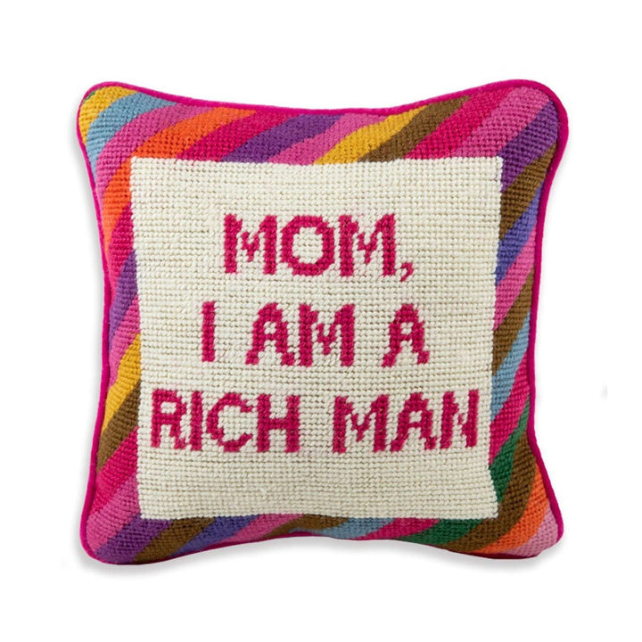 Cher Knows Best Needlepoint Pillow - Lockwood Shop - Furbish Studio