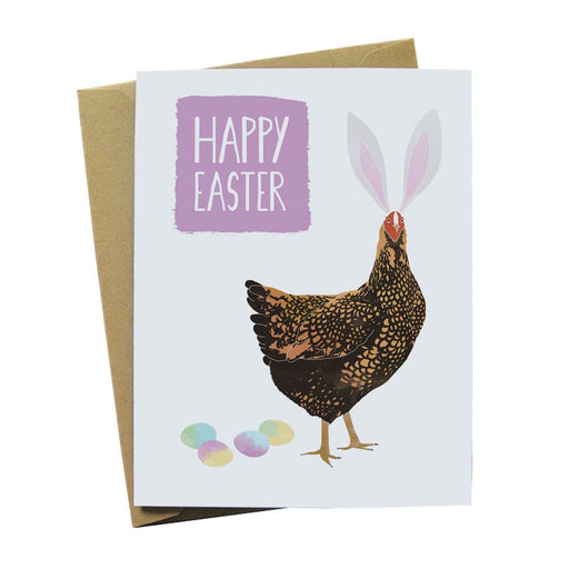 Chicken Bunny Easter Greeting Card - Lockwood Shop - Paper Wolf