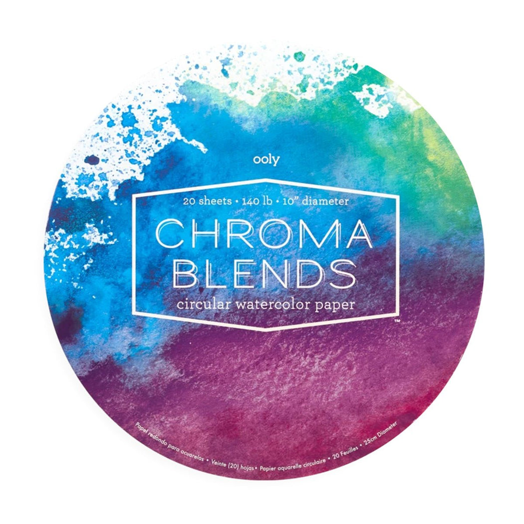 Chroma Blends Circular Watercolor Pad - Lockwood Shop - Ooly