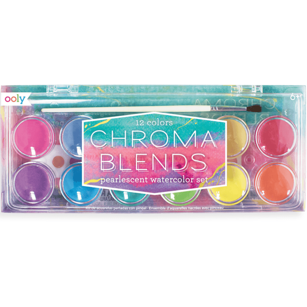 Chroma Blends Pearlescent Watercolor Set - Lockwood Shop - Ooly