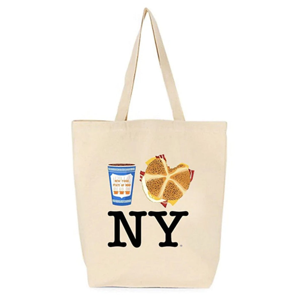 Coffee Bacon Egg and Cheese NY Large Tote - Lockwood Shop - PiccoliNY