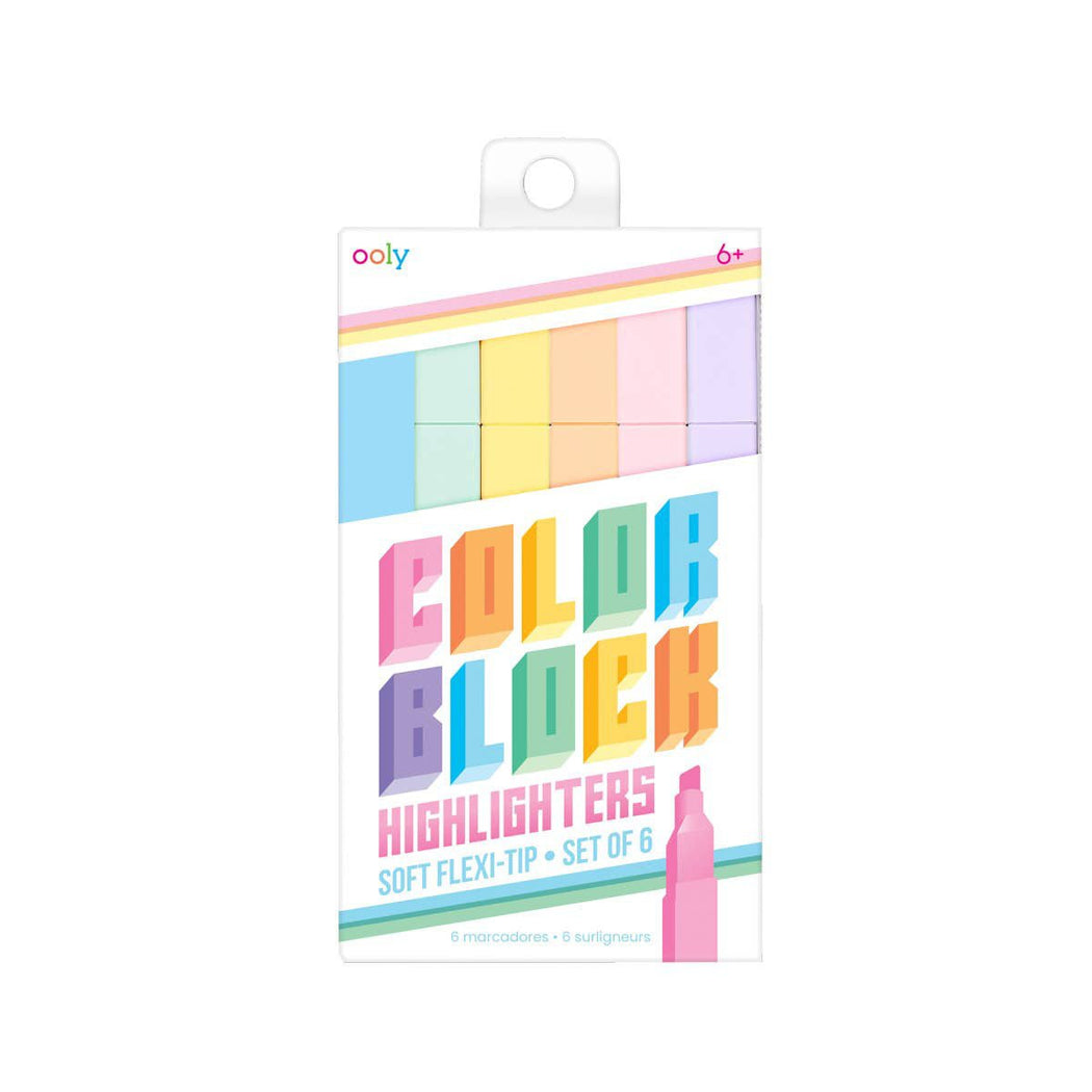 Color Block Highlighters - Lockwood Shop - Ooly
