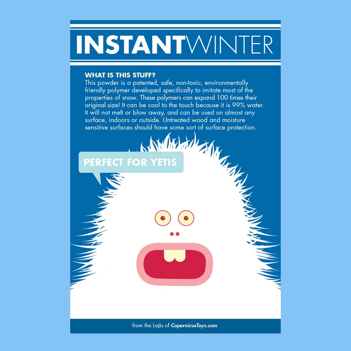 Compact Curiosities: Instant Winter - Lockwood Shop - Copernicus Toys