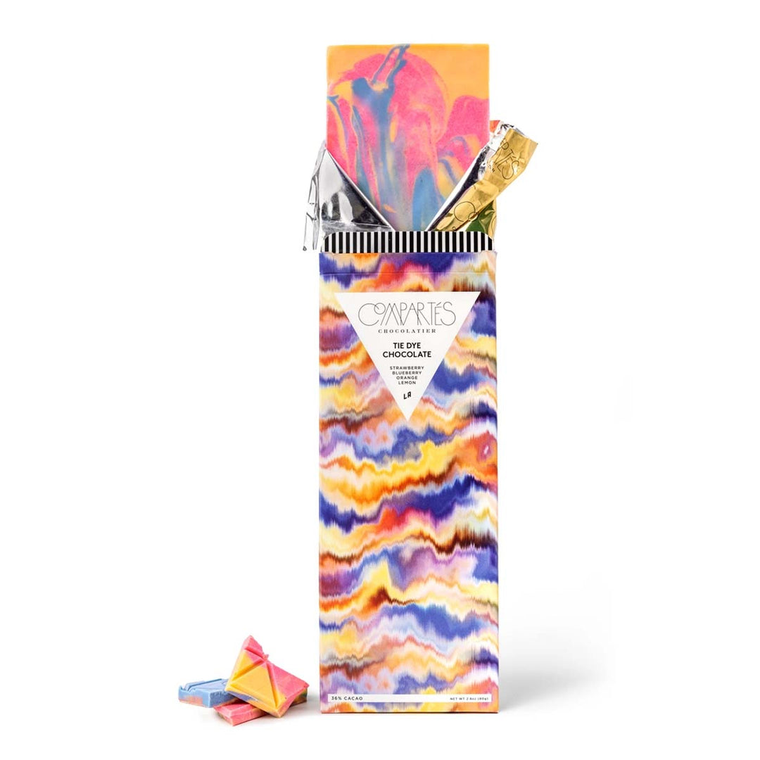 Compartes Bar - Tie Dye Rainbow Chocolate - Lockwood Shop - Compartes