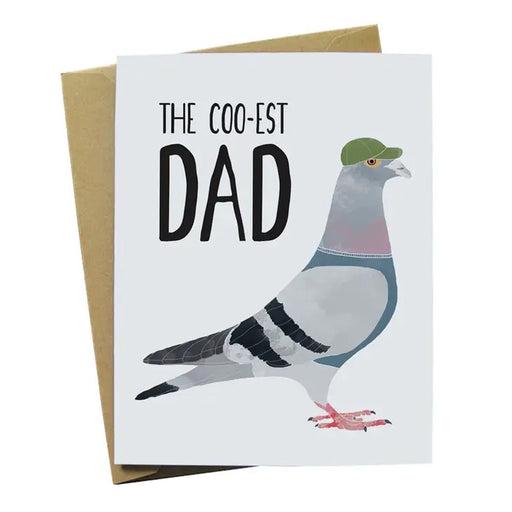 Coo-est Dad Pigeon Greeting Card - Lockwood Shop - Paper Wolf