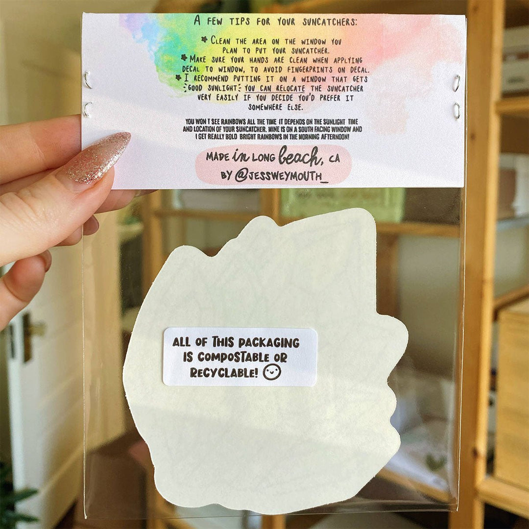 Crystal Suncatcher Window Decal - Lockwood Shop - Jess Weymouth