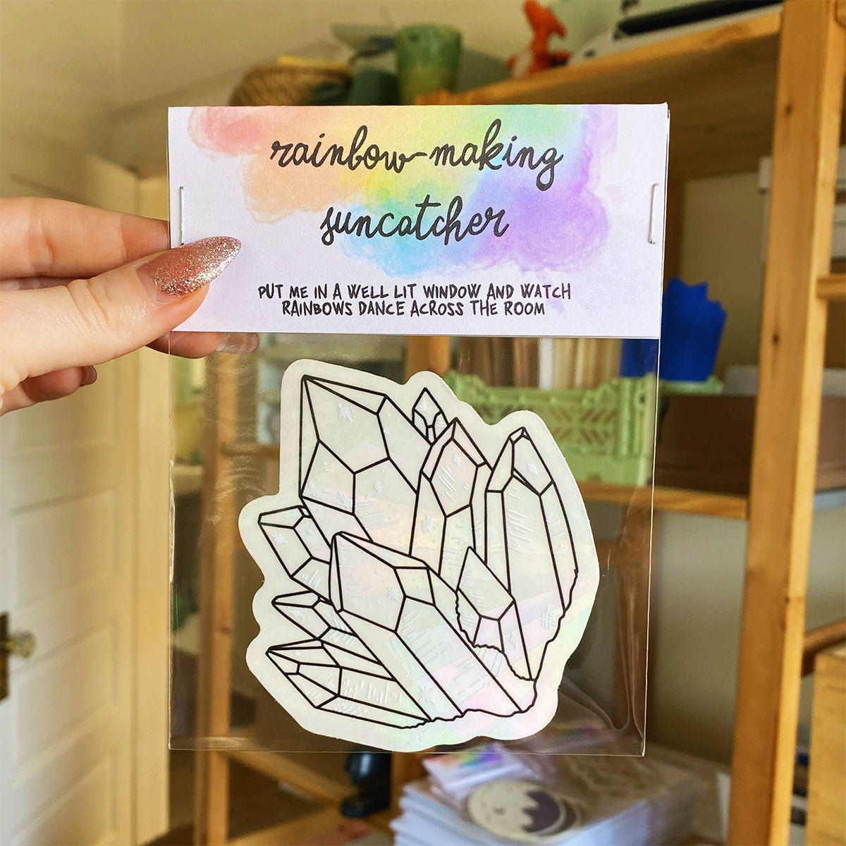 Crystal Suncatcher Window Decal - Lockwood Shop - Jess Weymouth